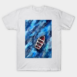 Empty Boat at Sea T-Shirt